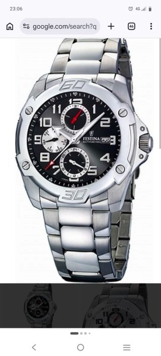 Reloj Festina Multifunción Acero