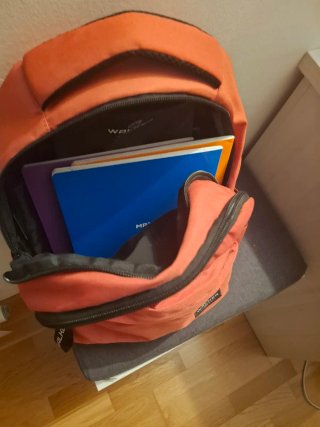 Mochila Walker Alpha Flame Naranja