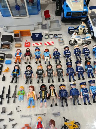 Gran Lote Comisaría Policía Playmobil