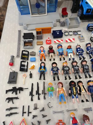 Gran Lote Comisaría Policía Playmobil