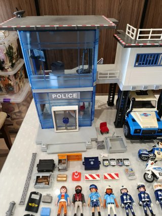 Gran Lote Comisaría Policía Playmobil