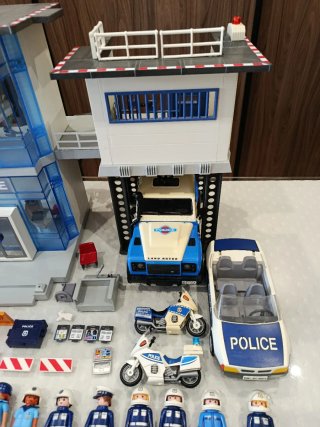 Gran Lote Comisaría Policía Playmobil