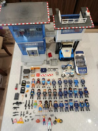 Gran Lote Comisaría Policía Playmobil