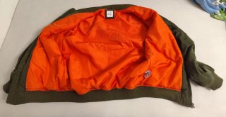 Cazadora Bomber Lefties Kids Verde Naranja