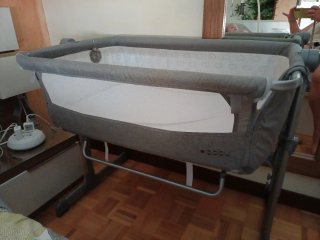 Minicuna colecho gris