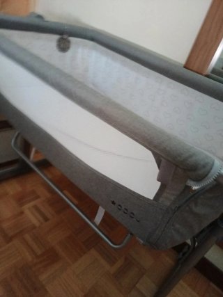 Minicuna colecho gris