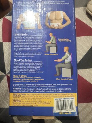 Dr. Levine's Power Magnetic Posture Support