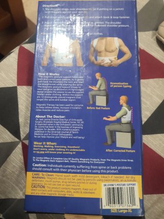 Dr. Levine's Power Magnetic Posture Support