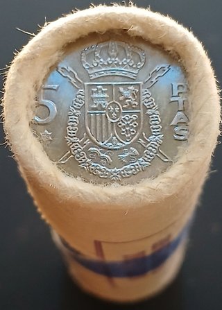 Cartucho 5 Pesetas 1975 *78 ¡SC! F.N.M.T.
