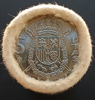 Cartucho 5 Pesetas 1975 *78 ¡SC! F.N.M.T.