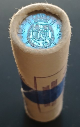 Cartucho 5 Pesetas 1975 *78 ¡SC! F.N.M.T.