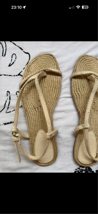 Sandalias Pull&Bear Beige Talla 40