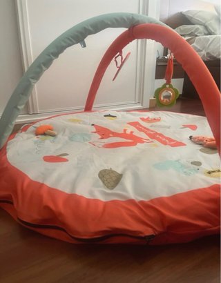 Alfombra de juego acolchada para bebé