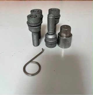 TORNILLOS ANTIRROBO VW GOLF TOURAN AUDI SEAT LEON