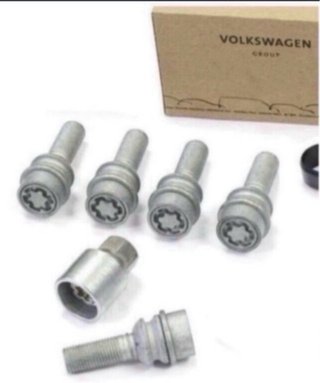 TORNILLOS ANTIRROBO VW GOLF TOURAN AUDI SEAT LEON