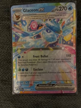 Carta Pokémon Glaceon EX 026/131
