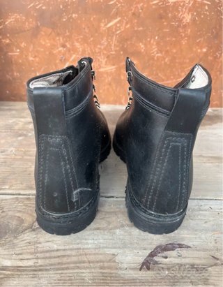 Stivaletti Pelle Neri Made in Italy Taglia 42