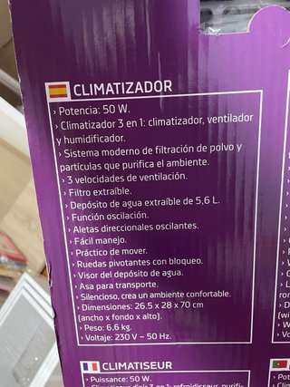 Climatizador DiGiLINE AIRC 85 3 en 1