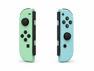 Joycons Nintendo Mint y Azul