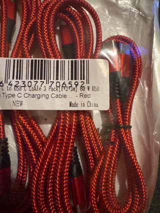 Pack 3 Cables USB-C a USB-C (1m+2m+3m)