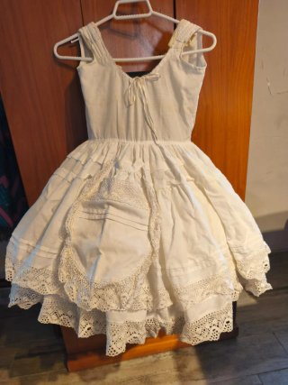 Cancán de fallera blanco CREACIONES MARGARITA VERC