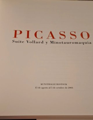 Picasso Suite Vollard y Minotauromaquia