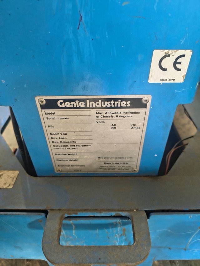 Plataforma Genie GS-3268 RT