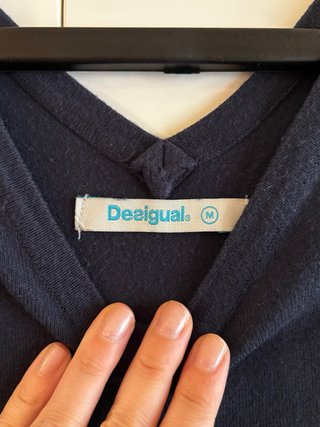 Vestido Desigual Azul Flores Talla M NUEVO