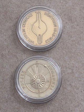 Dos Monedas de 5 marcos 1970 y 1971