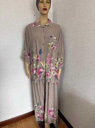 Conjunto floral talla única