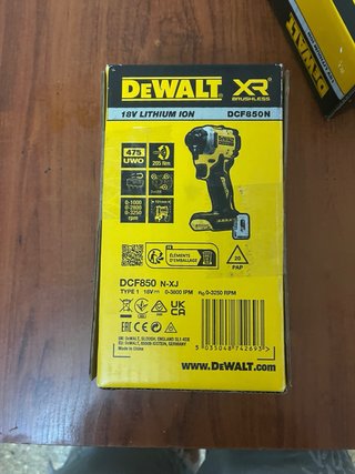 Dewalt DCF850N 18V XR Taladro de Impacto