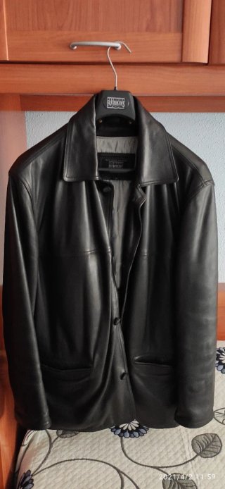 Chaqueta de cuero Redskins Talla M