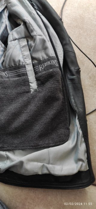 Chaqueta de cuero Redskins Talla M