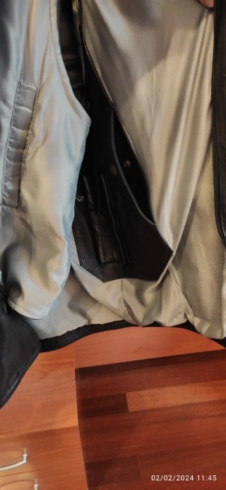Chaqueta de cuero Redskins Talla M