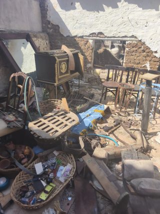 Lote antigüedades y objetos vintage