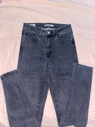 Lote 2 pantalones Levi's mujer gris oscuro