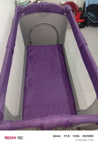 Cuna de viaje plegable