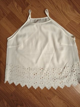 Blusa Shein tirantes blanca