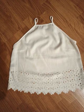Blusa Shein tirantes blanca