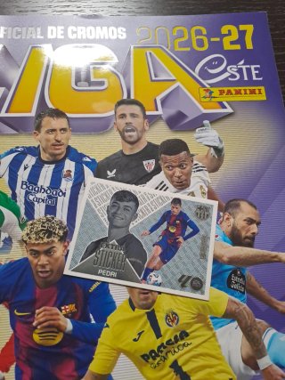 Extra sticker Pedri Ed. Limitada Panini Liga 26-27