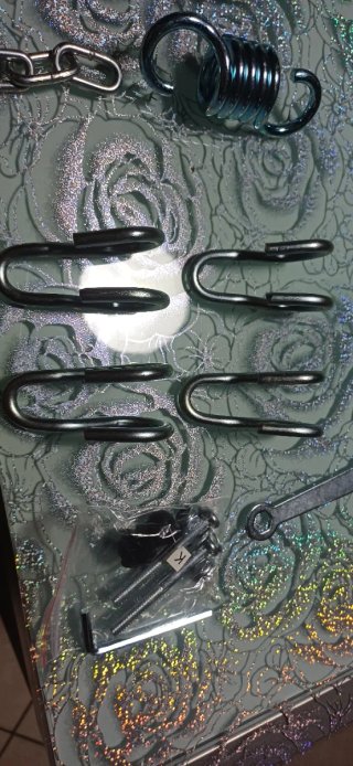 Set molle e ganci per dondolo/lettino ds giardino