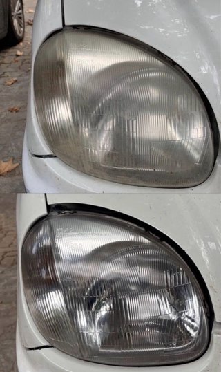 Pulida de faros para coche