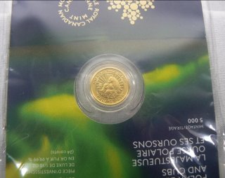 Oso Polar 2023 1/10 oz Oro - Blíster Cerrado