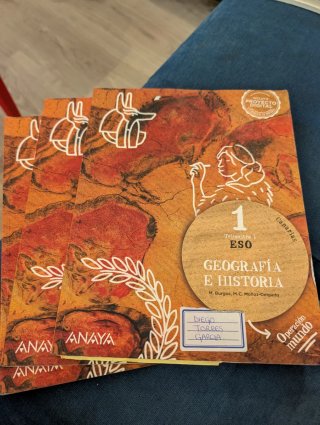 Libros 1 ESO ANAYA GEOGRAFIA E HISTORIA