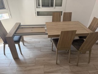 Mueble comedor y 6 sillas