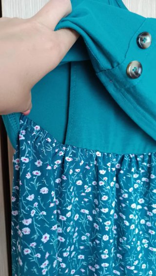 Vestido premamá lactancia flores