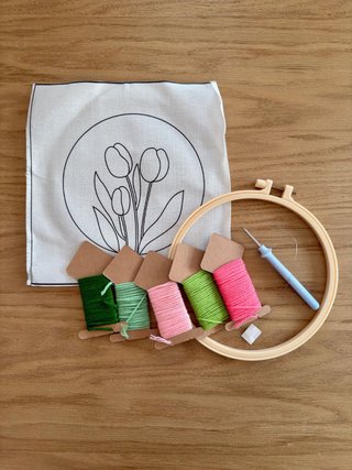 Kit de Punch Needle con Hilos
