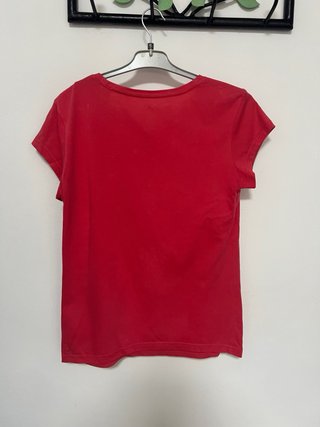 Camiseta Adidas Roja Logo Degradado