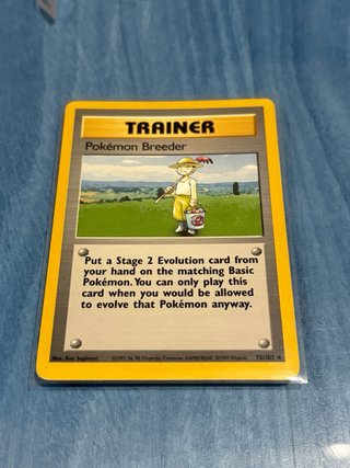 Carta pokémon: Pokémon Breeder 76/102