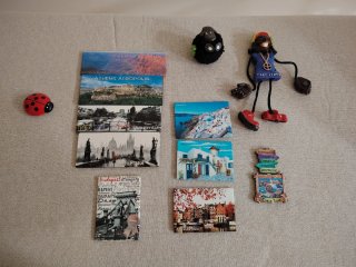 Colección 12 Imanes Nevera Viajes